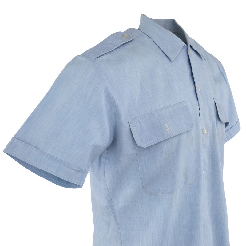 Dutch Army Light Blue Short Sleeve BDU Shirt | Issued, , large image number 3